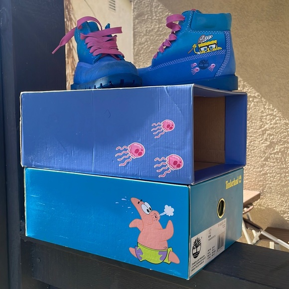 Kids SpongeBob timberlands - Picture 1 of 6